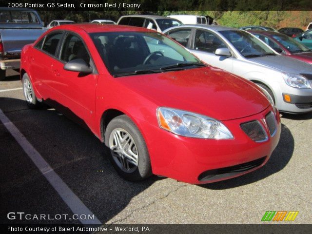 2006 Pontiac G6 Sedan in Crimson Red