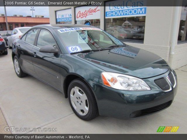 2006 Pontiac G6 Sedan in Emerald Green Metallic