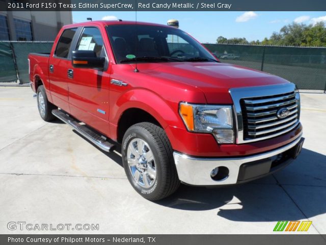 2011 Ford F150 Texas Edition SuperCrew in Red Candy Metallic
