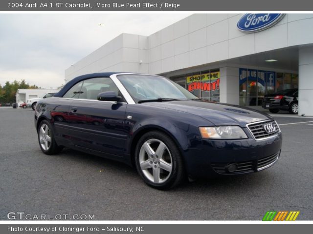 2004 Audi A4 1.8T Cabriolet in Moro Blue Pearl Effect