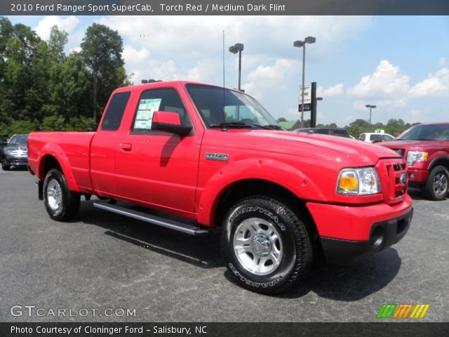 2010 Ford Ranger Sport SuperCab in Torch Red