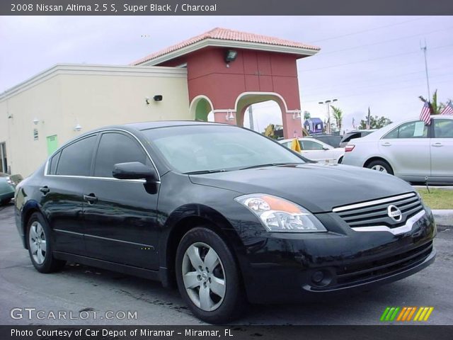 2008 Nissan Altima 2.5 S in Super Black