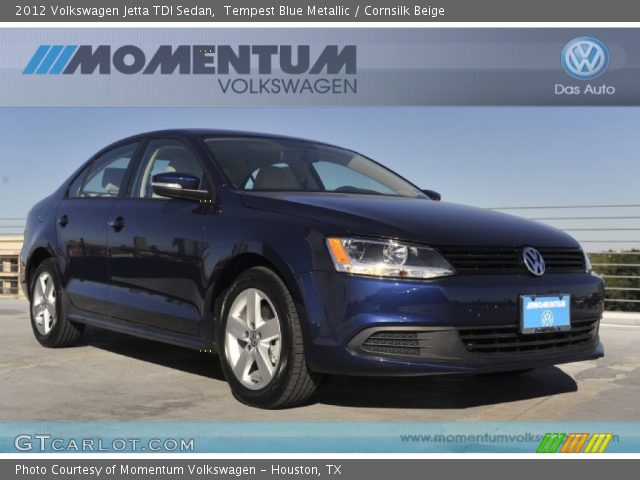2012 Volkswagen Jetta TDI Sedan in Tempest Blue Metallic