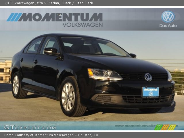 2012 Volkswagen Jetta SE Sedan in Black