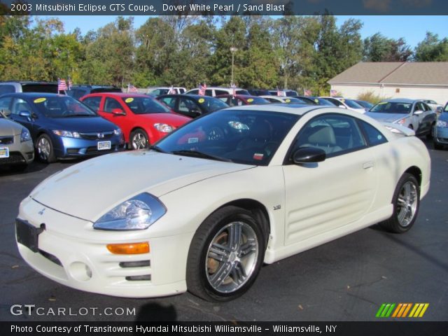 2003 Mitsubishi Eclipse GTS Coupe in Dover White Pearl