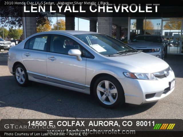 2010 Honda Civic LX-S Sedan in Alabaster Silver Metallic