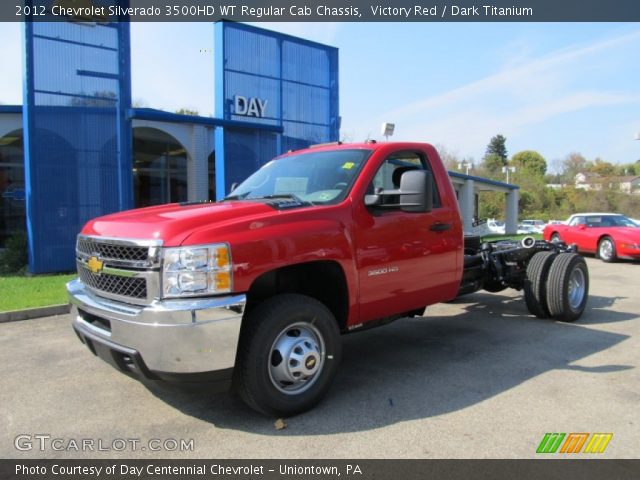 2012 Chevrolet Silverado 3500HD WT Regular Cab Chassis in Victory Red
