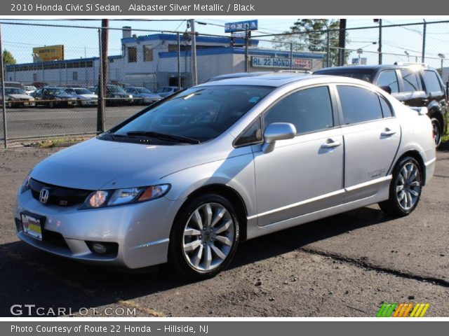 2010 Honda Civic Si Sedan in Alabaster Silver Metallic