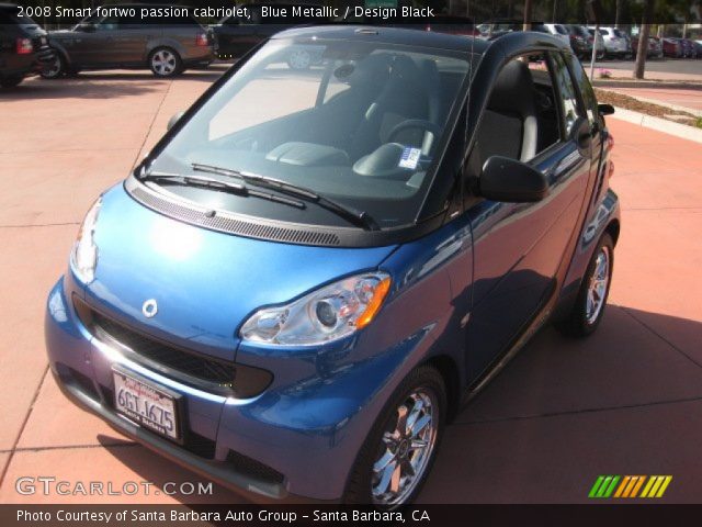2008 Smart fortwo passion cabriolet in Blue Metallic