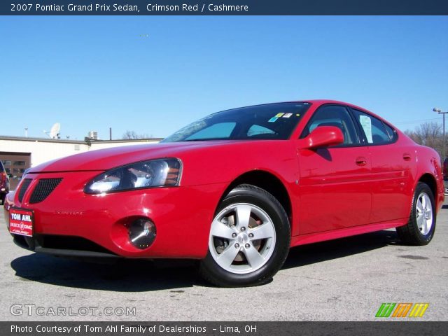 2007 Pontiac Grand Prix Sedan in Crimson Red