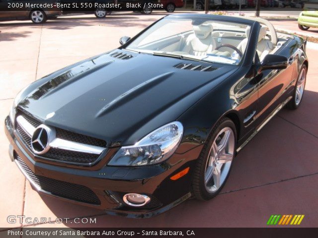 2009 Mercedes-Benz SL 550 Roadster in Black