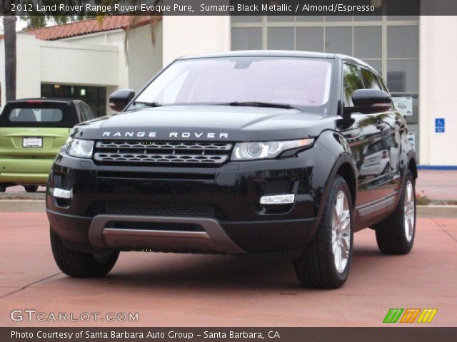 2012 Land Rover Range Rover Evoque Pure in Sumatra Black Metallic