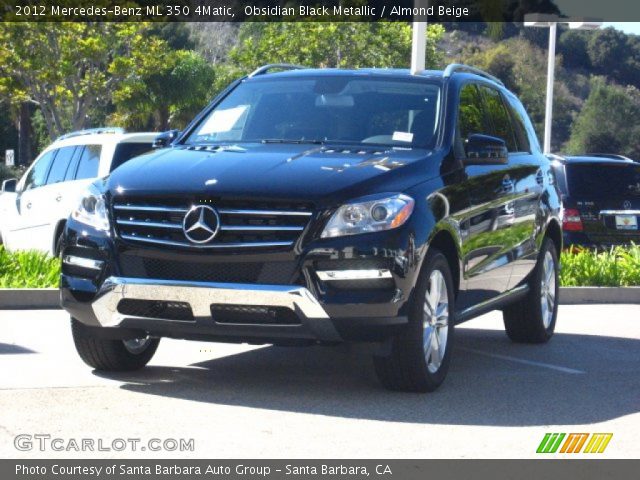 2012 Mercedes-Benz ML 350 4Matic in Obsidian Black Metallic