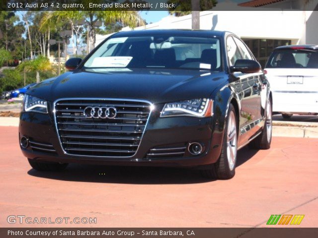 2012 Audi A8 4.2 quattro in Emerald Black Metallic