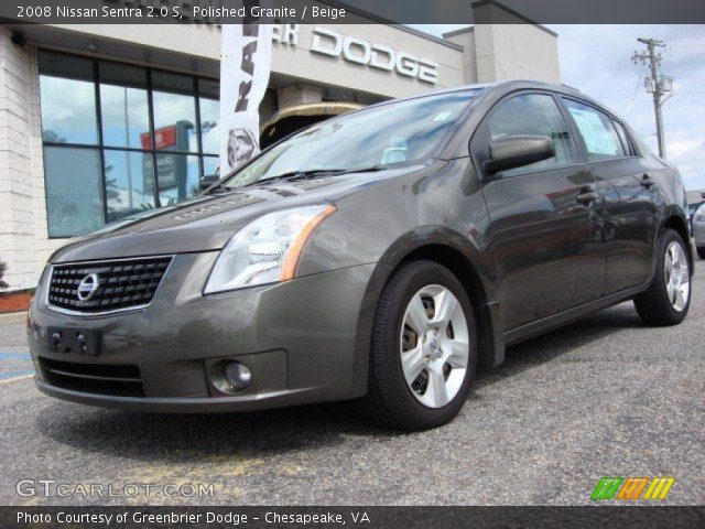 2008 Nissan Sentra 2.0 S in Polished Granite