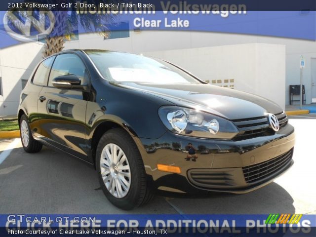 2012 Volkswagen Golf 2 Door in Black
