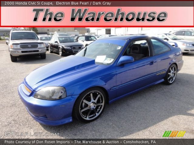 2000 Honda Civic Si Coupe in Electron Blue Pearl