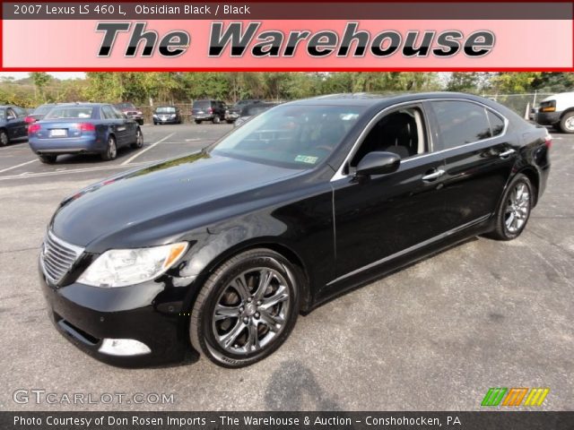 2007 Lexus LS 460 L in Obsidian Black