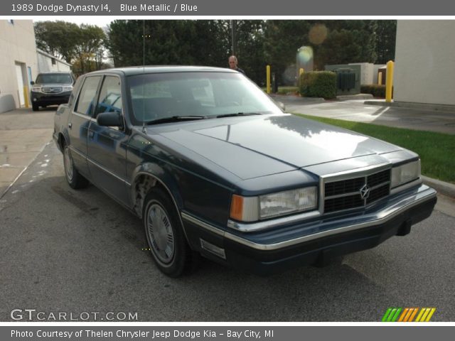 1989 Dodge Dynasty I4 in  Blue Metallic