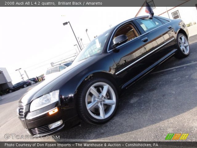 2008 Audi A8 L 4.2 quattro in Brilliant Black