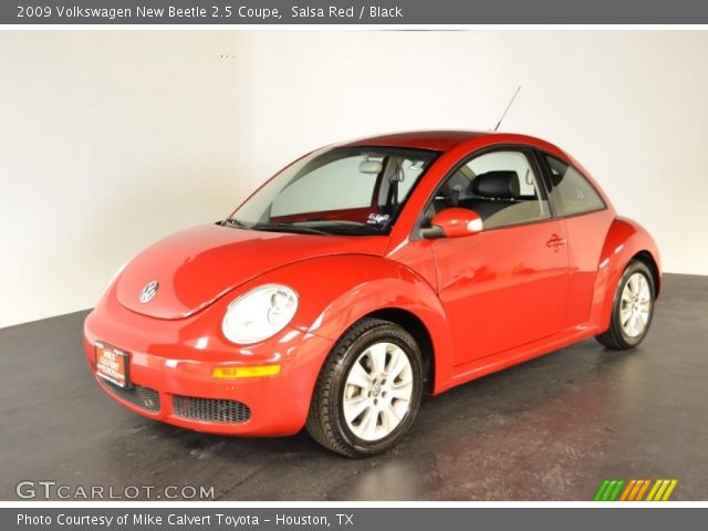 2009 Volkswagen New Beetle 2.5 Coupe in Salsa Red