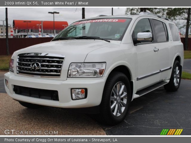 2009 Infiniti QX 56 in Tuscan White Pearl