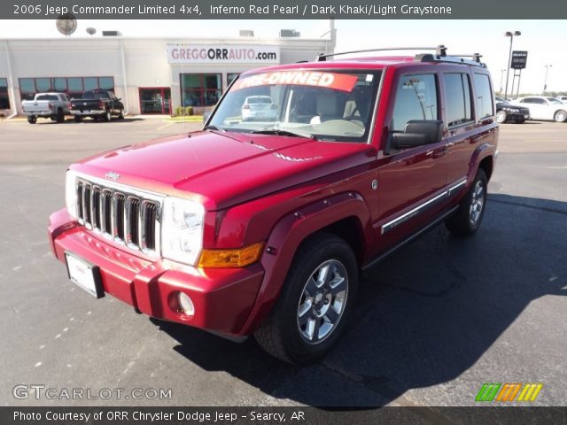 2006 Jeep Commander Limited 4x4 in Inferno Red Pearl