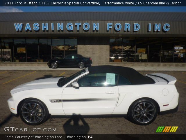 2011 Ford Mustang GT/CS California Special Convertible in Performance White