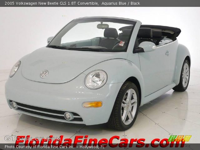 2005 Volkswagen New Beetle GLS 1.8T Convertible in Aquarius Blue