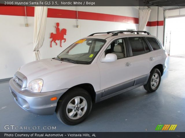 2006 Hyundai Santa Fe GLS 3.5 in Nordic White
