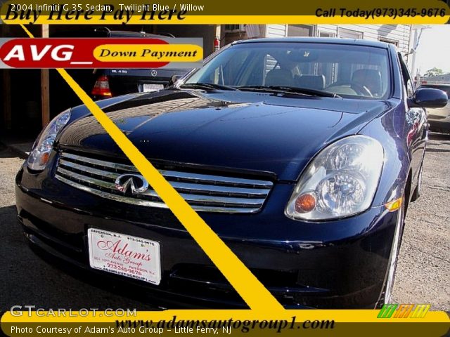 2004 Infiniti G 35 Sedan in Twilight Blue