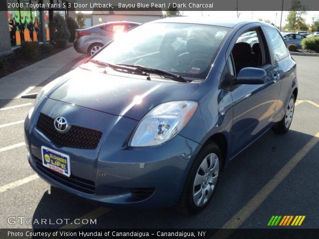 2008 Toyota Yaris S 3 Door Liftback in Bayou Blue Pearl
