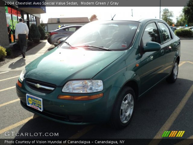 2004 Chevrolet Aveo Special Value Sedan in Modern Green
