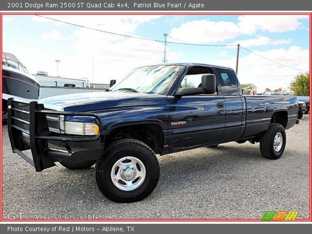 2001 Dodge Ram 2500 ST Quad Cab 4x4 in Patriot Blue Pearl