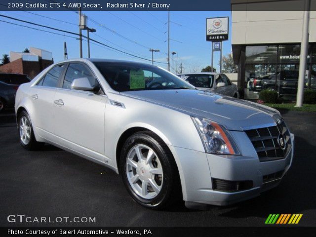 2009 Cadillac CTS 4 AWD Sedan in Radiant Silver
