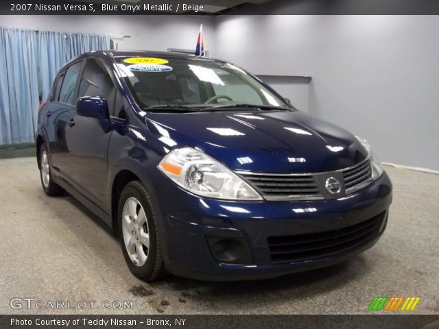 2007 Nissan Versa S in Blue Onyx Metallic