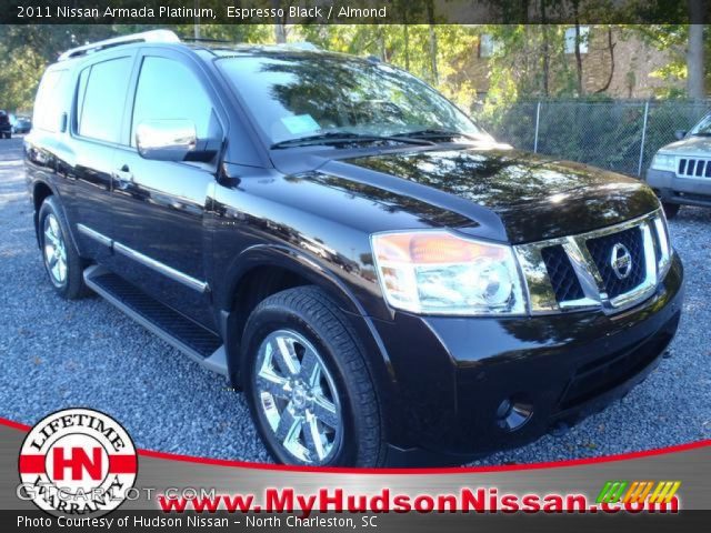 2011 Nissan Armada Platinum in Espresso Black