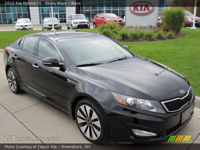 2012 Kia Optima SX in Ebony Black