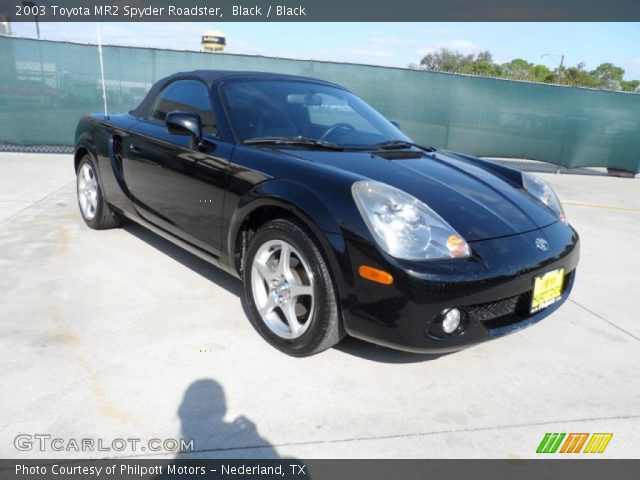2003 Toyota MR2 Spyder Roadster in Black