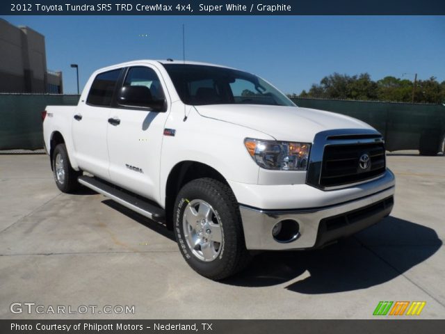 2012 Toyota Tundra SR5 TRD CrewMax 4x4 in Super White