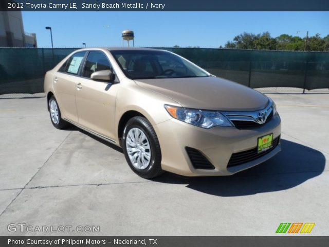 2012 Toyota Camry LE in Sandy Beach Metallic