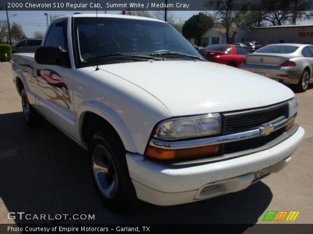 2000 Chevrolet S10 Regular Cab in Summit White