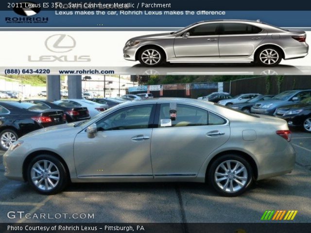 2011 Lexus ES 350 in Satin Cashmere Metallic