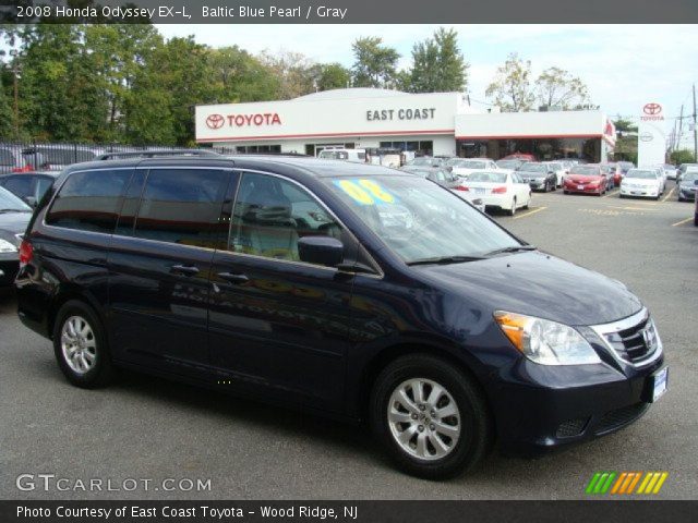 2008 Honda Odyssey EX-L in Baltic Blue Pearl