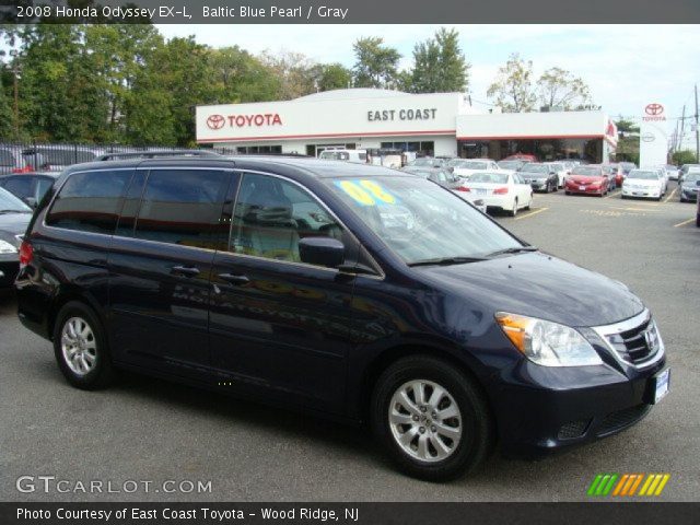 2008 Honda Odyssey EX-L in Baltic Blue Pearl