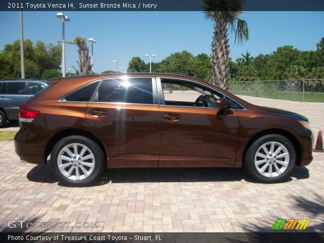 toyota venza sunset bronze mica paint code #5