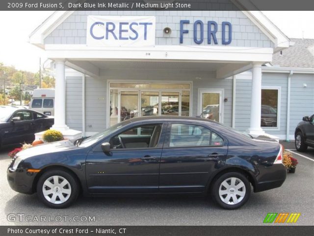 2009 Ford Fusion S in Dark Blue Ink Metallic