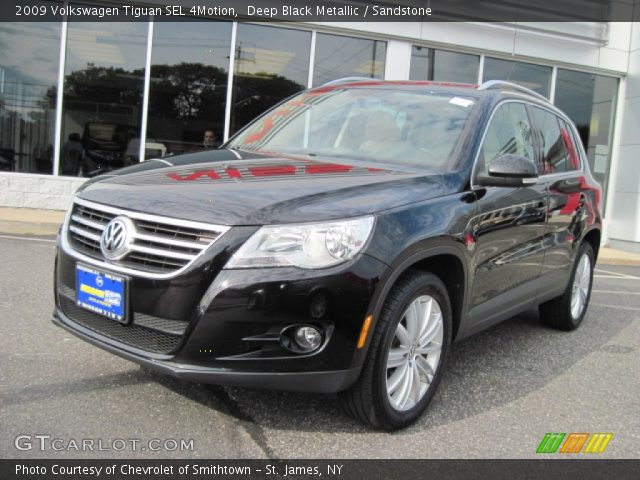 2009 Volkswagen Tiguan SEL 4Motion in Deep Black Metallic