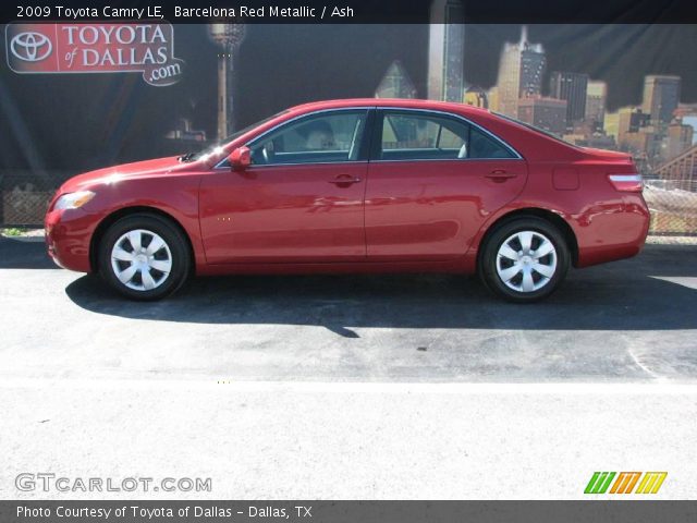 2009 Toyota Camry LE in Barcelona Red Metallic