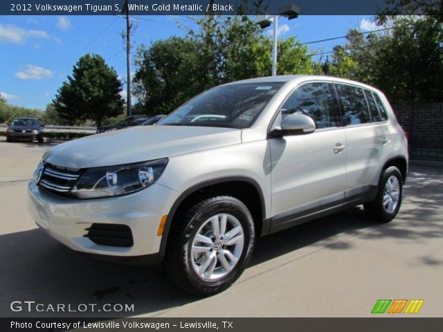 2012 Volkswagen Tiguan S in White Gold Metallic